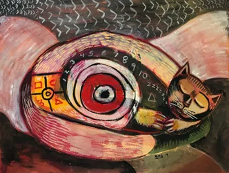 Sweet Dreams, c.2019 (gouache su carta)