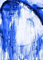Astratto blu fluido