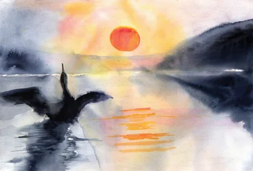 Uccello del Lago Sereno