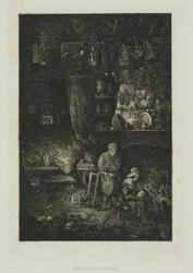 Interno fiammingo, da Revue Fantaisiste