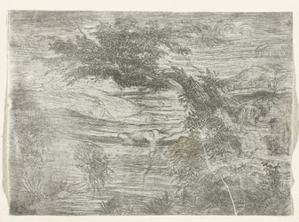 Paesaggio con pescatore