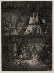Interno contadino nell