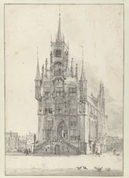 Vista del Municipio di Gouda