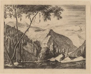 Paesaggio Roccioso con Croce: pl.5