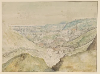 Veduta della città di Praga