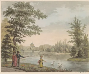 Giardino presso Huis ten Bosch, ca. 1825