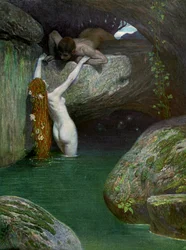 Nella grotta, 1902-1903