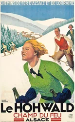 Le Hohwald, 1930 circa (litografia a colori)