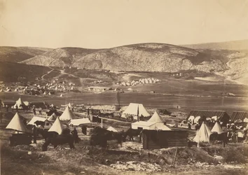 Accampamento del 5º reggimento delle Guardie dragoni