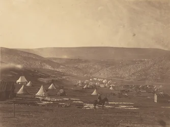 Accampamento di cavalleria, Balaklava, verso l