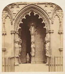 Portale centrale, portico occidentale, cattedrale di Lichfield