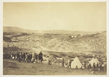 Accampamento di artiglieria a cavallo