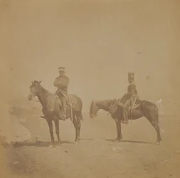 Generale Sir John Pennefather e un ordinato, 1855