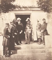 Gruppo al quartier generale, 1855