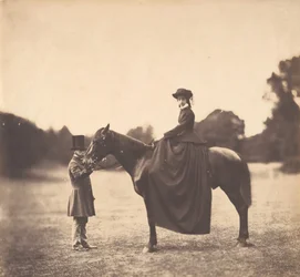 Signora a Cavallo, 1850s