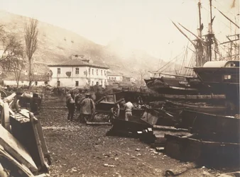 Luogo di sbarco, Ordnance Wharf, Balaklava, 1855