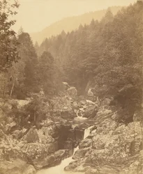 Sul Llugwy, sotto le cascate Swallow.