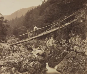 Il ponte dei minatori, sul Llugwy, Galles del Nord