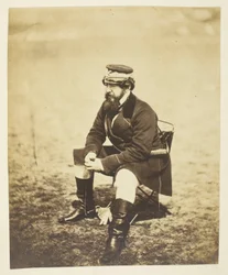 Thomas Graham Russell (1748-1843), generale, fotografato in Crimea