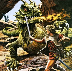 La battaglia di Sigfrido contro il drago