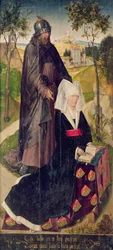 Guillemette de Montagu con San Guglielmo, 1460-66