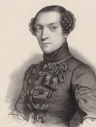 Ritratto del pianista e compositore Antoine de Kontski 1817-1899