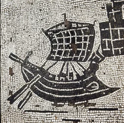 Una nave nel porto di Ostia (mosaico)