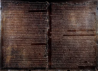 Tavola claudiana: discorso di Claudio