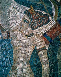 Diana al bagno, II-III secolo (mosaico)