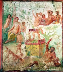 Ercole ubriaco, romano, I secolo