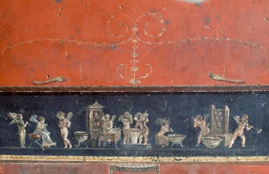 Fregio che raffigura cupidi, Casa dei Vettii, Pompei