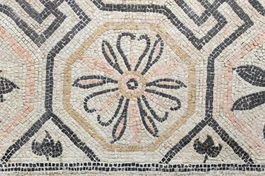 Motivo geometrico dalla domus di Via san Rocchino, II secolo d.C.