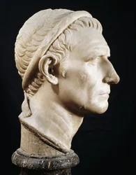 Testa di Antioco III il Grande (scultura in marmo)