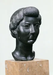 Testa di Livia (c.55 a.C.-29 d.C.) (basalto)