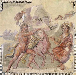 Eracle con il toro cretese, Ostia