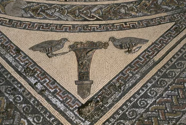 Casa di Orfeo, Orfeo circondato da animali selvatici (dettaglio)