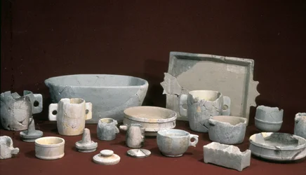 Utensili domestici trovati nella Città Alta di Gerusalemme, inizio I secolo