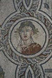 Mosaico delle Quattro Stagioni, Casa di Dioniso (dettaglio)