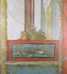Scena navale, Pompei, Italia