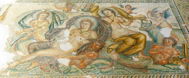 Nereidi e Bythos, Casa di Aion, Paphos, Cipro