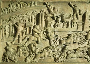 Rilievo che Raffigura Giochi al Circo Massimo