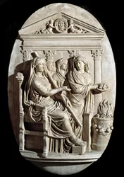 Una scena di sacrificio a Vesta