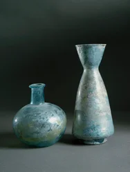 Arte romana: vasi di vetro da Ampurias
