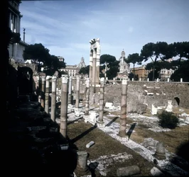Il Foro di Cesare iniziato nel 54 a.C. e terminato sotto l