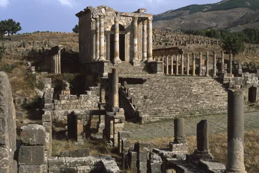 Vista del tempio della famiglia Septimiana, Alto Periodo Imperiale (27 a.C.-395 d.C.)