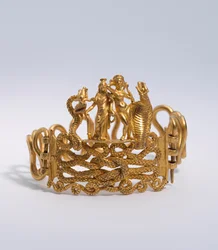 Bracciale con Agathodaimon, Iside-Tyche, Afrodite e Terenouthis
