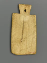 Etichetta di mummia con iscrizione greca