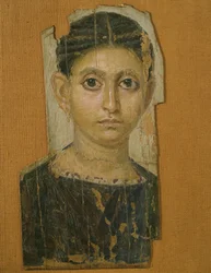 Ritratto femminile di mummia, da Fayum, fine III secolo d.C.