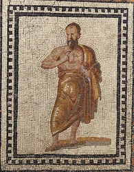 Un filosofo (mosaico)