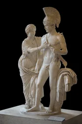 Coppia Imperiale in Marcia e Venere (tra 120 e 140 d.C.) scultura